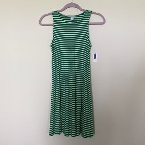 Old Navy green striped dress